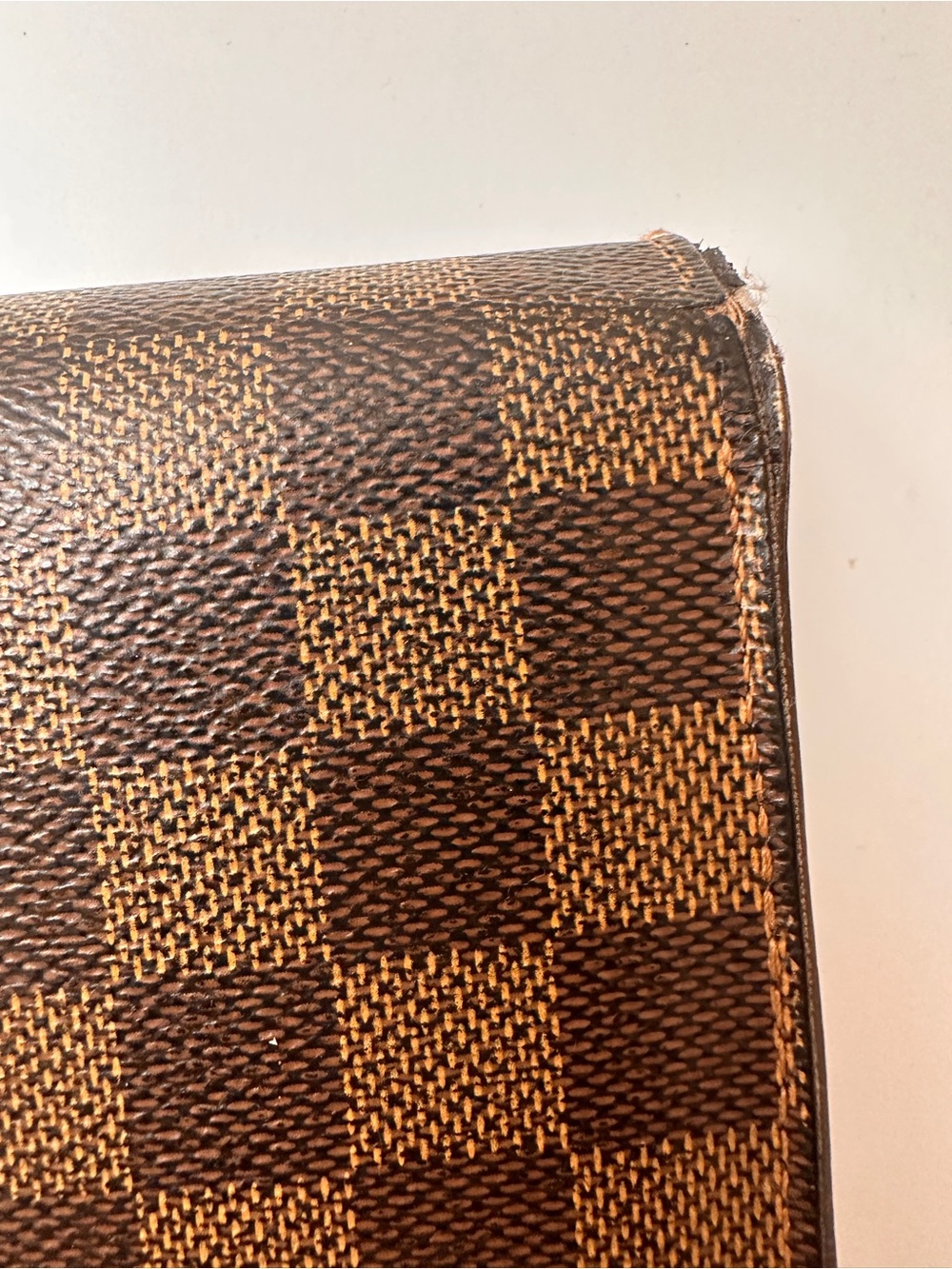 Louis Vuitton Damier Ebene Brown Checkered Continental Wallet - Picture 3 of 11
